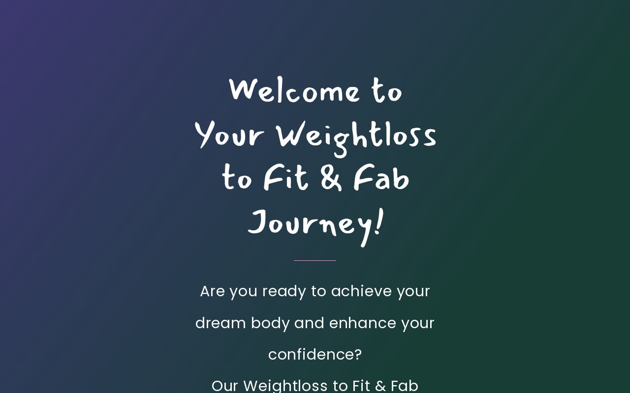 Fit & Fab Journey
